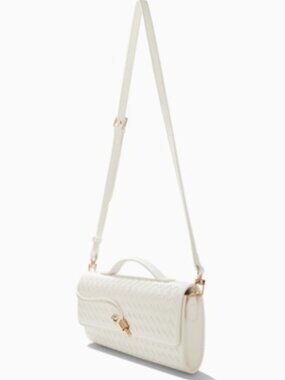 East West Clutch with Crossbody Strap, FEW MODA BRAND